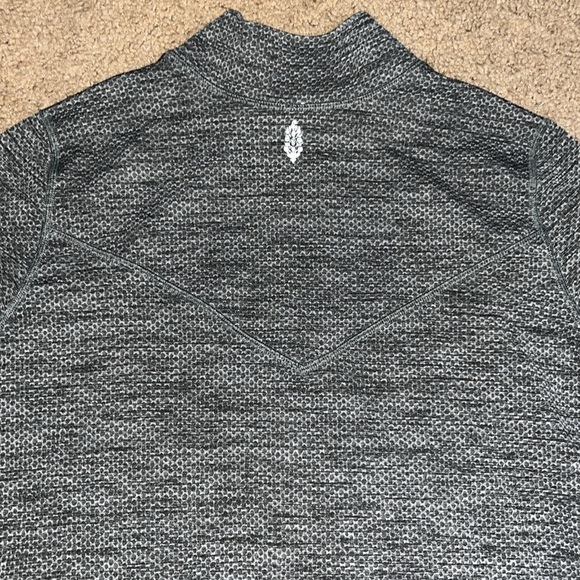 Free People Movement Off The Grid Jacket Flare Sleeve Charcoal Combo Medium - Picture 7 of 9